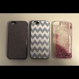 2 Kate Spade cases and 1 Casemate waterfall case